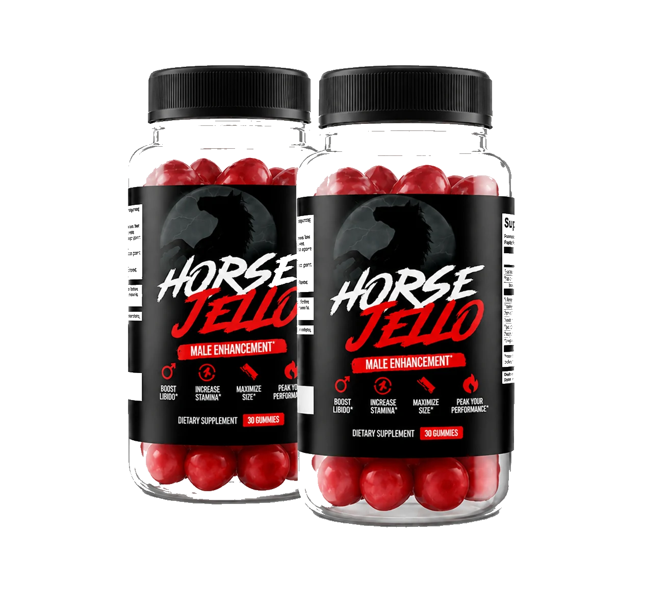 HorseJello two gummy bottles